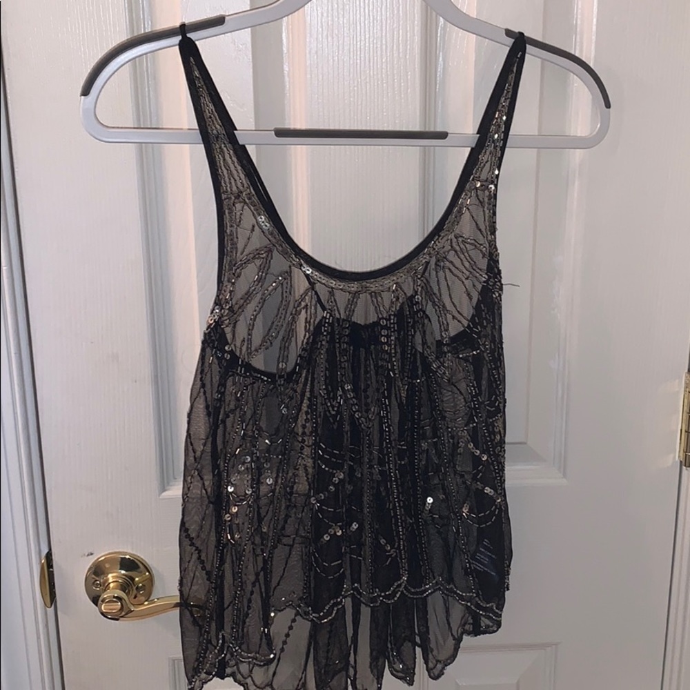 Urban outfitters bejeweled top